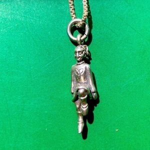Irish Dancer Silver Charm Necklace